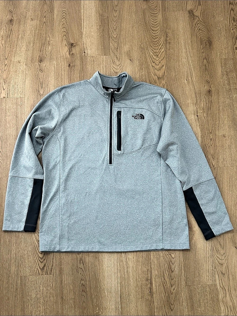The North Face TNF Performance Fleece Quarter-Zip Men's Gray & Black XL